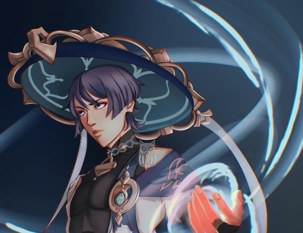 Wanderer from Genshin Impact